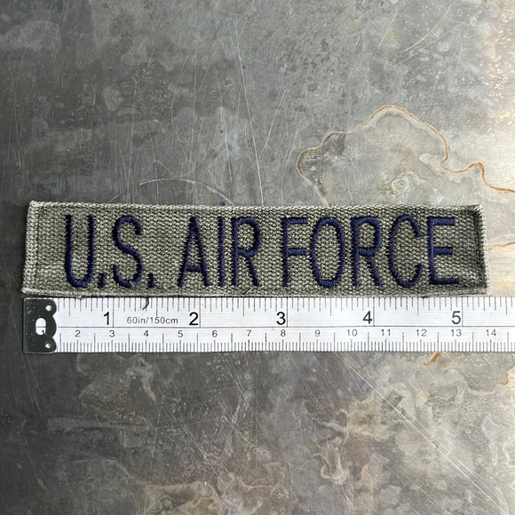 U.S. AIR FORCE embroidered tape patch - vintage - Picture 8 of 10